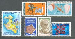 1978 NEW CALEDONIA COMPLETE SETS MICHEL: 610, 611, 614, 615, 616, 620 ALL MNH ** - Neufs