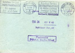 BERLIN - WEST  Postsache P SchA.  Belle Enveloppe Ayant Circulé En 1951. - Máquinas Franqueo (EMA)