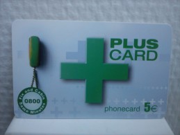 Prepaidcard Belgium Plus Card White Used Rare - Carte GSM, Ricarica & Prepagata