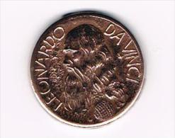 ¨ LEONARDO  DA VINCI  PENNING - Souvenirmunten (elongated Coins)