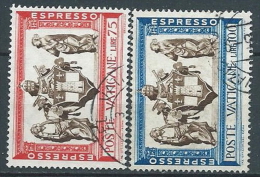 1960 VATICANO USATO EPRESSO MISERICORDIA 2 VALORI - VV4 - Eilsendung (Eilpost)