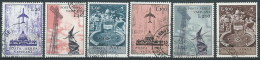 1967 VATICANO USATO POSTA AEREA SOGGETTI VARI 6 VALORI - VV4-5 - Airmail