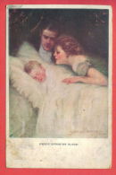 152751 / New York Art Clarence Frederick Underwood - Unser Grösstes Glück ! MOTHER MAN BABY - 742 F , M. MUNK , WIEN - Underwood, Clarence F.