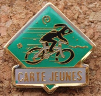 VELO - CYCLISTE - CYCLISME - CARTE JEUNES - FOND VERT   -            (12) - Ciclismo