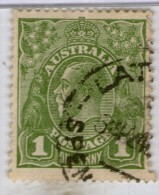 TIMBRE AUSTRALIE * Y&T N° 47 * Oblitéré ONE PENNY - Oblitérés