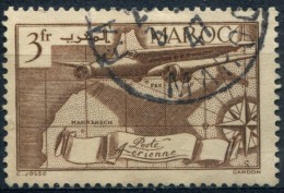 Pays : 315,9 (Maroc : Protectorat Français) Yvert Et Tellier N° :Aé 47 (o) - Airmail