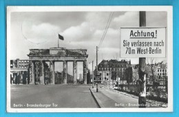 C.P.M. DDR - Berlin - Brandenburger Tor 1955 - Brandenburger Deur