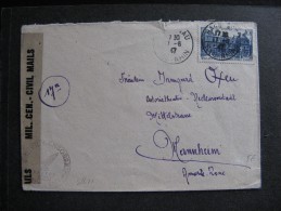 S/L71 - TB Enveloppe  Affranchie Avec N° 760 . De Haguenau Pour L'Allemagne  ( 17/06/1947). - 1921-1960: Modern Period