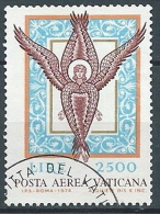 1974 VATICANO USATO POSTA AEREA ANGELO - VV4-3 - Posta Aerea