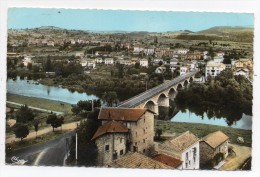 43 - Retournac - Vue Générale Et Le Pont Sur La Loire (9x14 Cm) - Retournac