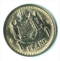 ** 1 FRANC MONACO  BRONZE ALLU.1943 Sans Date SUP - ** - 1922-1949 Louis II.