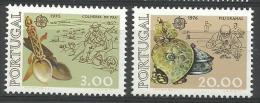 THEMAN EUROPA PORTUGAL 1291/1292 Xx ( YVERT ) COTE : 50 EURO  (A) - 1976
