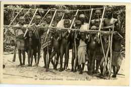 Cotonou Banlieue Construction D'unne Case - Dahomey