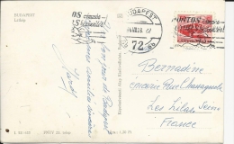 Marcophilie Sur Carte Postale Hongrie : Budapest  1922 - Storia Postale