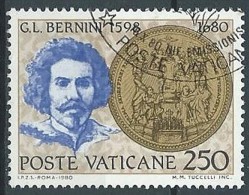 1980 VATICANO USATO BERNINI 250 LIRE - VV3-2 - Usati