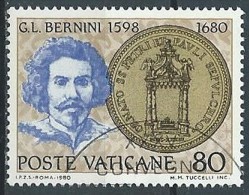 1980 VATICANO USATO BERNINI 80 LIRE - VV3 - Usati