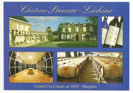 33 - Château Prieuré-Lichine - Grand Cru Classé En 1855 - Margaux - Carte Publicitaire 1993 - Margaux