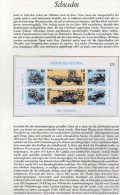 Historie Auto-Industrie 1980 Schweden Block 8 ** 3€ Petroleum-Autos Thulin Vabis Scania Volvo Hoja Bloc Sheet Bf Sverige - Blocks & Kleinbögen