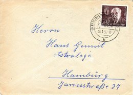 BERLIN CHARLOTTENBURG 9. Enveloppe Ayant Circulé En 1956. Semaine Verte. - Franking Machines (EMA)