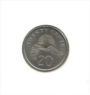 G5 Singapore 20 Cents 1988. UNC - Singapur