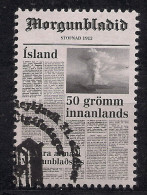 2013 Iceland  Island Mi. 1406 Used  100 Jahre Tageszeitung „Morgunblai“. - Usati