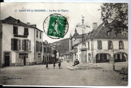 D65 - SAINT PE DE BIGORRE  - (2CPA) N° 17 La Rue De L' Eglise - N°20 Les Jardins Suspendus - Saint Pe De Bigorre