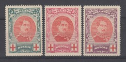 Nr 132/134 **, Cote = 360 € (X07546) - 1914-1915 Croix-Rouge