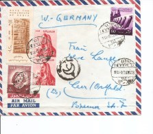 Egypte ( Lettre Par Avion De 1961 De Elmaadi Vers L'Allemagne à Voir) - Storia Postale