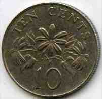 Singapour Singapore 10 Cents 1985 KM 51 - Singapur