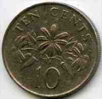 Singapour Singapore 10 Cents 1989 KM 51 - Singapore