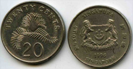 Singapour Singapore 20 Cents 1996 KM 101 - Singapur