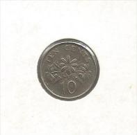 G7 Singapore 10 Cents 1986. - Singapur