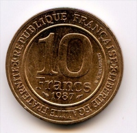10 Francs Commemorative  " Hugues CAPET "  1987    SUP - 10 Francs