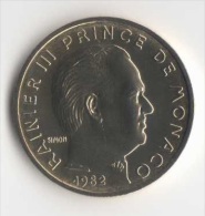 ** 10 CENT MONACO 1982  FDC ** - 1960-2001 Nouveaux Francs
