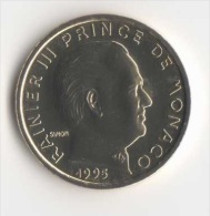 ** 10 CENT MONACO 1995 BU ** - 1960-2001 Francos Nuevos