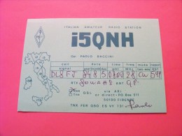 Italy  QSL   Karte    I5QNH   Radio    5.8.84  ( 14 ) - Radio