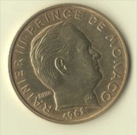 ** 20 CENT MONACO 1962  SUP ** - 1960-2001 Francos Nuevos