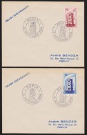 FRANCE  2 FDC  EUROPA  1956  SERIE  COMPLETE   Réf  7892 - Non Classés