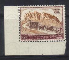 SAN MARINO 1951 , Posta Aerea Il N. 95  *** MNH Upu - Poste Aérienne