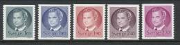 Sweden 1981-1984, Carl XVI Gustaf, Type II, Complete Set Of 5, See Scann, MNH (**) - Neufs