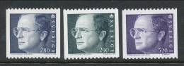 Sweden 1991-1994 Facit # 1716, 1771 And 1823. Carl XVI Gustaf, Type IV, Complete Set Of 3, See Scann, MNH (**) - Nuovi