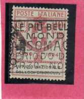 ITALY KINGDOM ITALIA REGNO 1924 PARASTATALI UFFICIO NAZIONALE COLLOCAZIONE DISOCCUPATI CENT. 10 USATO USED - Franquicia