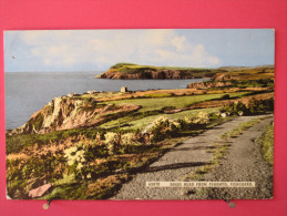 Carte Très Peu Courante - Pays De Galles - Wales - Fishguard - Dinas Head From Penrhyd - Scans Recto-verso - Pembrokeshire