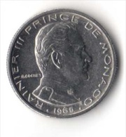 ** 50 CENT MONACO 1965  SUP ** - 1960-2001 Francos Nuevos