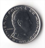 ** 50 CENT MONACO 1995 BU ** - 1960-2001 Francos Nuevos