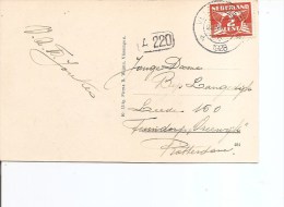 Pays-Bas ( Carte Postale De 1928 De Vlissingen Vers Rotterdam à Voir) - Storia Postale