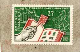 POLYNESIE Fse  : "PHILATEC 1964" à Paris - Exposition Philatélique Internationale - Grand Palais, Cheval De Marly  - - Unused Stamps