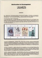 Stockholm 1986 Schweden 1288/1 HBl.127 MH 100 ** 4€ Stamp On Stamps Bloque M/s History Se-tenant EXPO Booklet Bf Sverige - Blokken & Velletjes