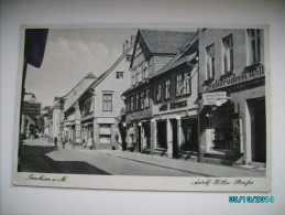 PARCHIM  , ADOLF HITLER STRASSE   , OLD POSTCARD , 0 - Parchim