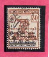 ITALIA REGNO ITALY 1924  PARASTATALI OPERA NAZIONALE PROTEZIONE INVALIDI GUERRA ASSOCIAZIONE MUTILATI CENT 30 USATO USED - Franchise